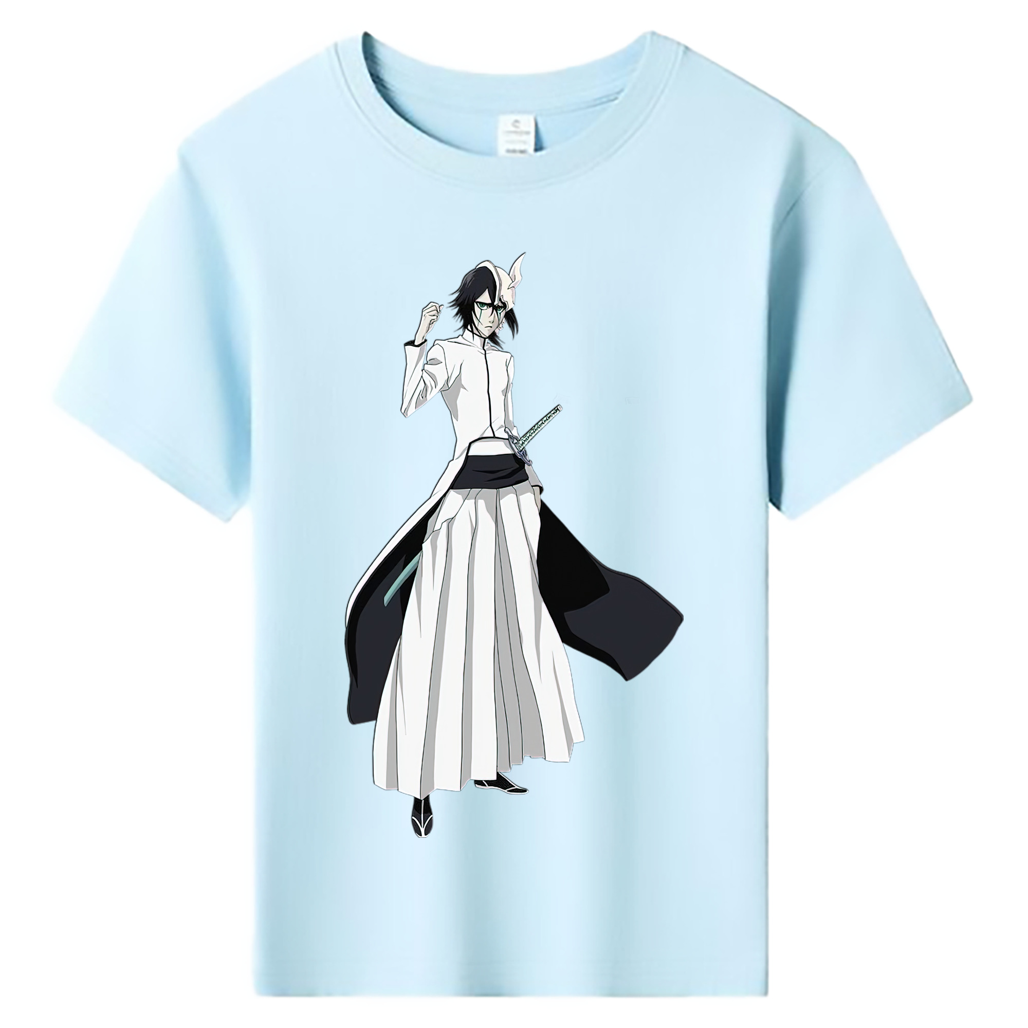 （画像用） ブリーチ ウルキオラ·シファー BLEACH Ulquiorra cifer 綿100％キッズTシャツ（フロントプリント）